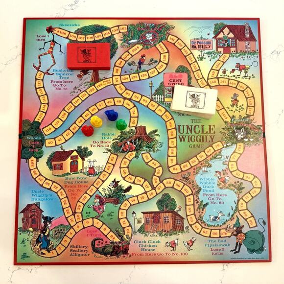 Vintage Uncle Wiggily Board Game — Parker Brothers 1970s Complete Classic - Picture 1 of 11
